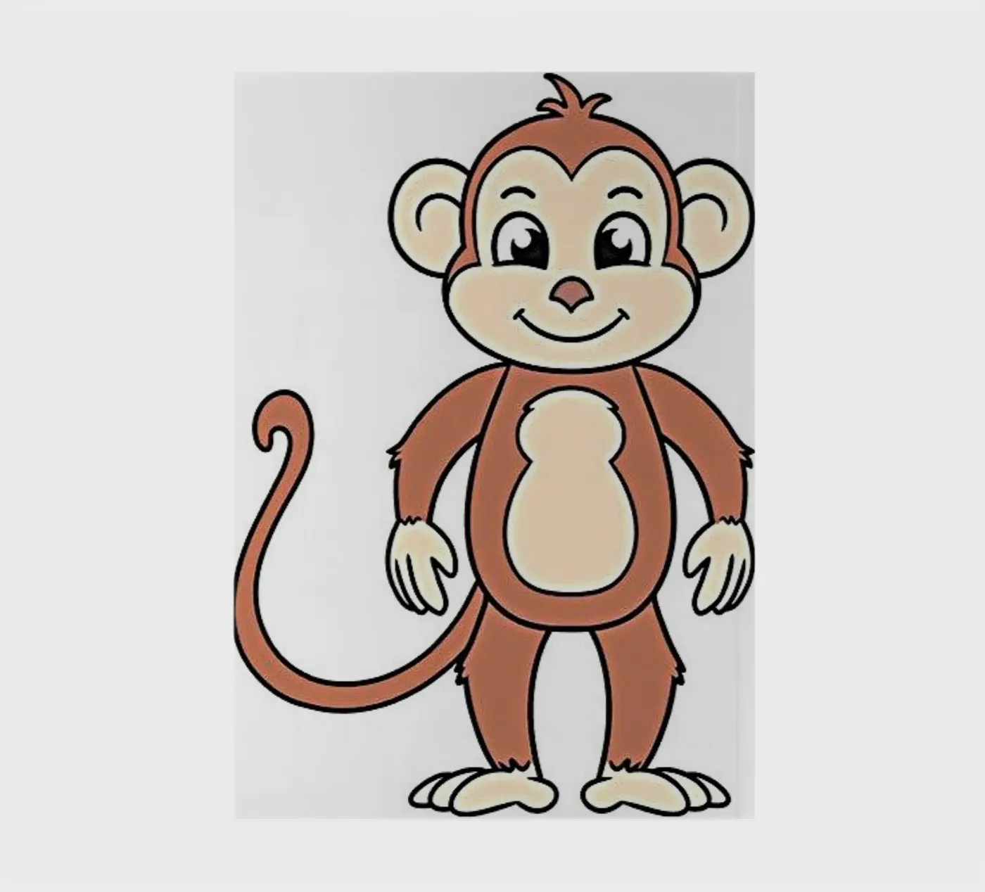 Mischievous monkey notebook by Nature's Palette