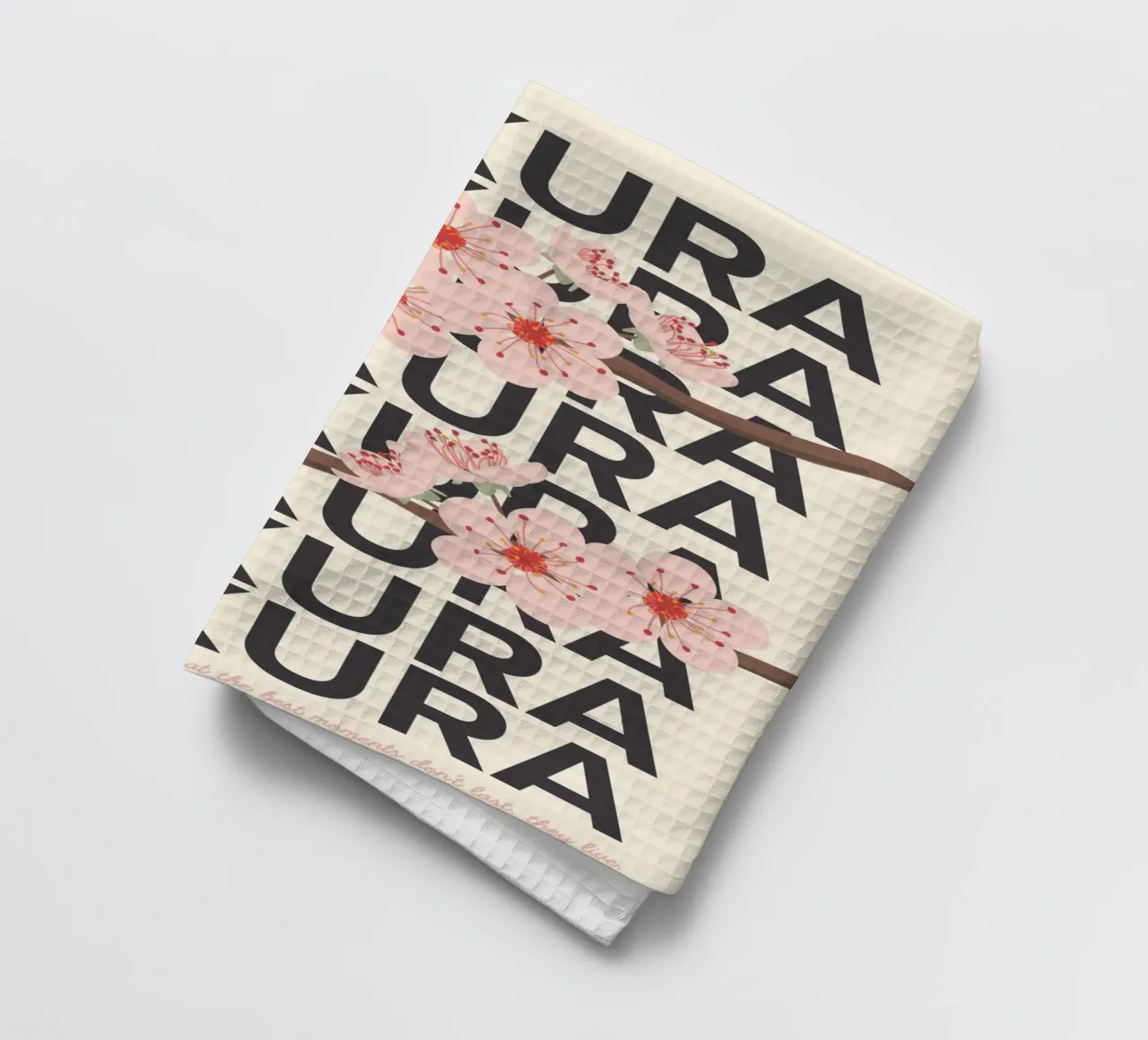 L'esprit de Sakura torchon de PurePeachStudio