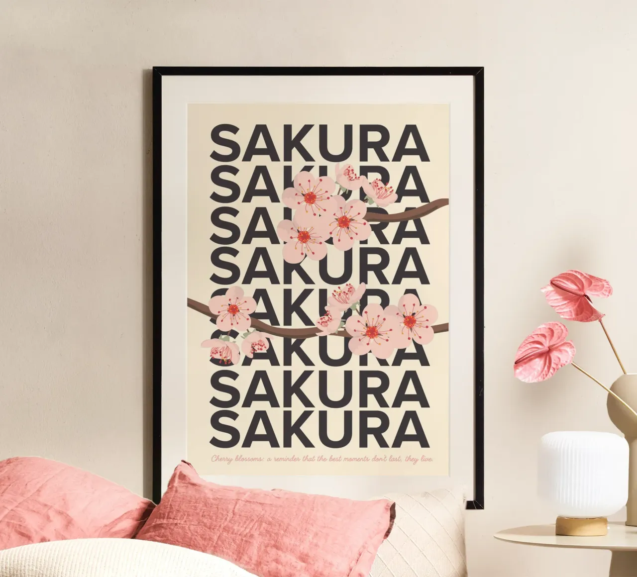 Sakura Spirit poster da PurePeachStudio