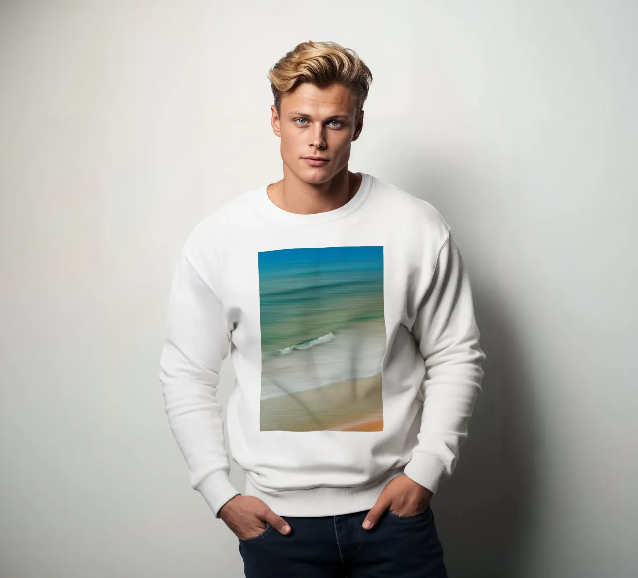 Ocean in Motion sweatshirt by Thilo Grøsch