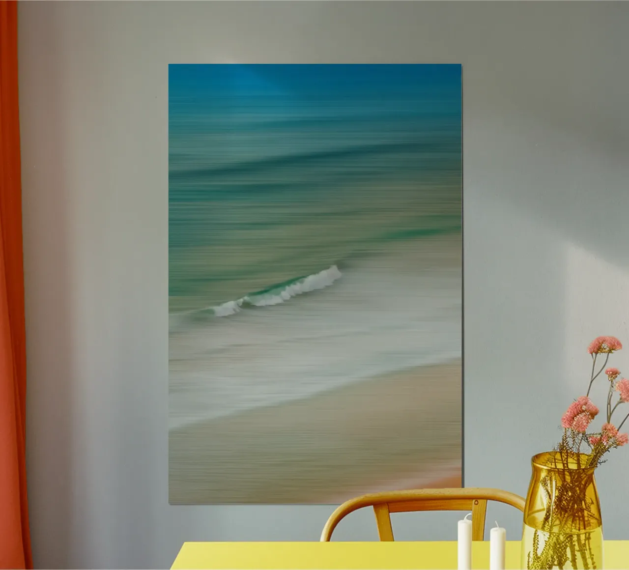 Ocean in Motion poster con telaio in alluminio da Thilo Grøsch