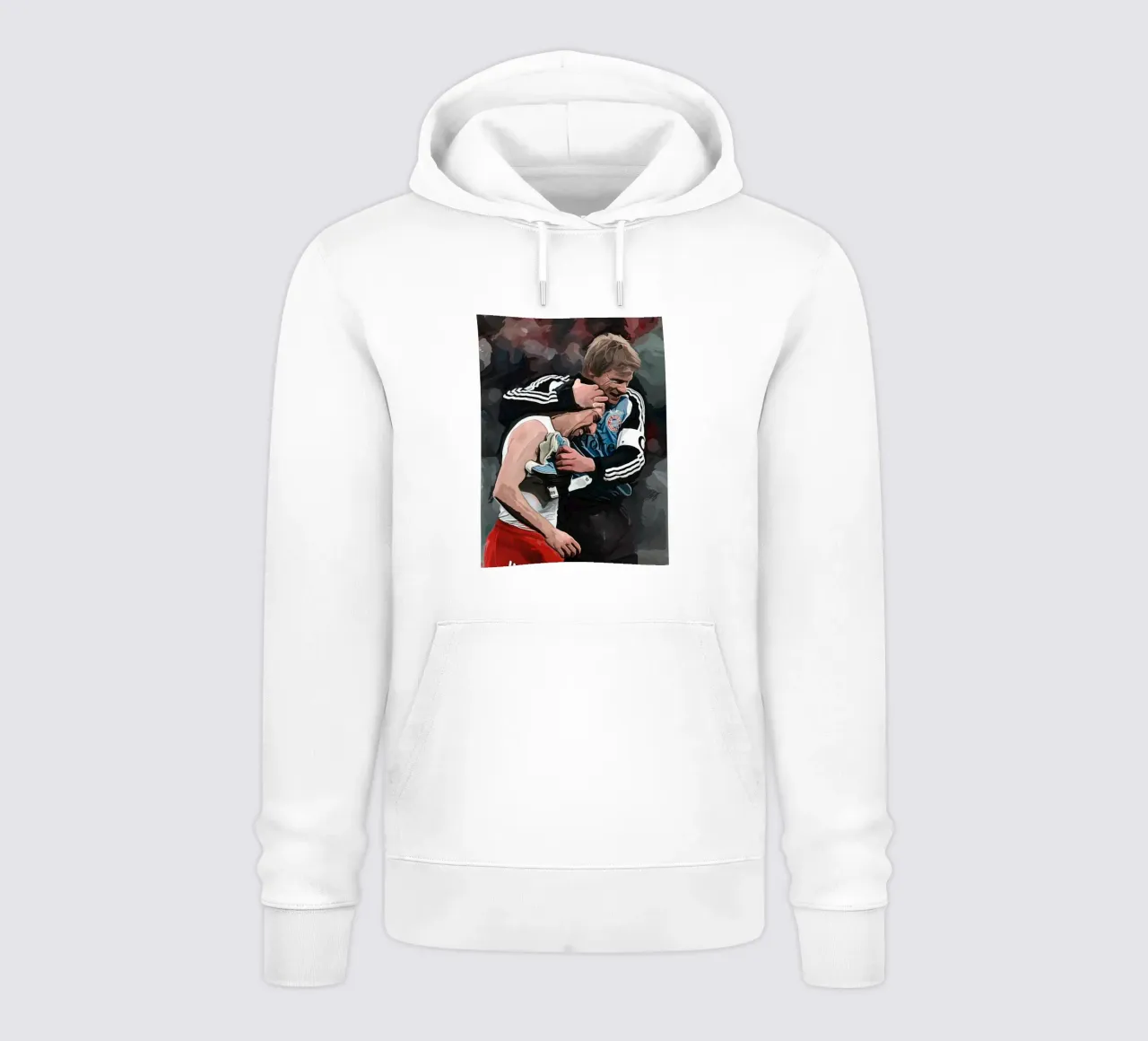 Frank Ribery e Oliver Kahn felpa con cappuccio da dark eagle