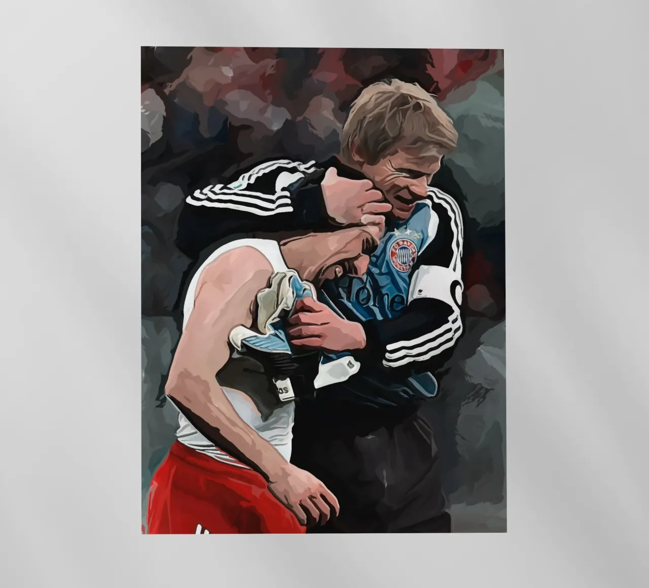 Frank Ribery e Oliver Kahn pellicola backlit da dark eagle