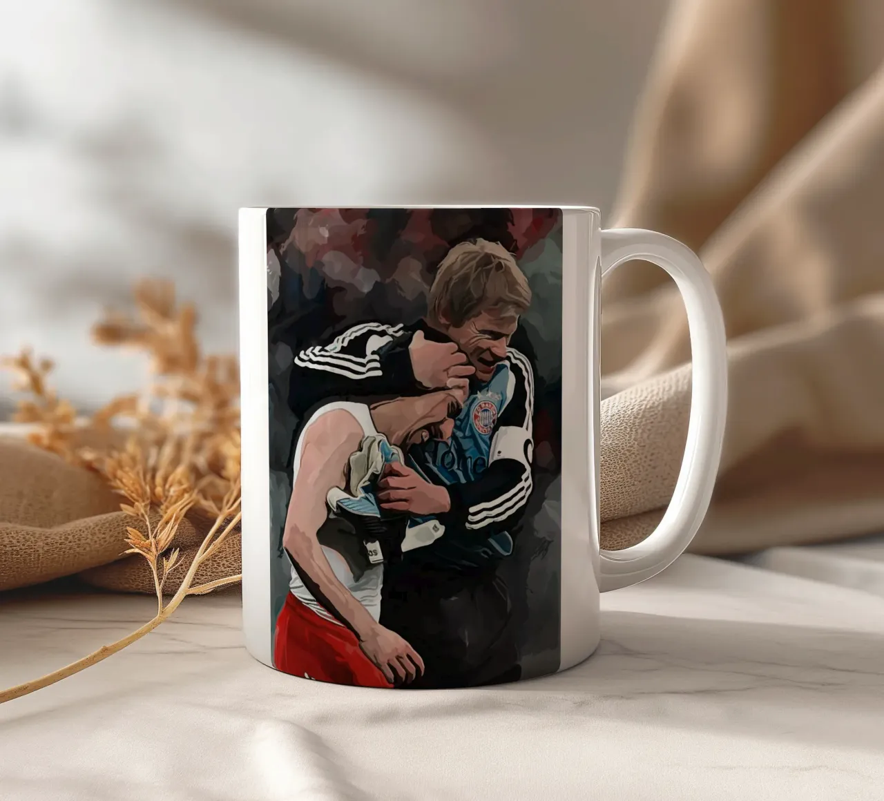 Frank Ribery e Oliver Kahn tazza in ceramica da dark eagle