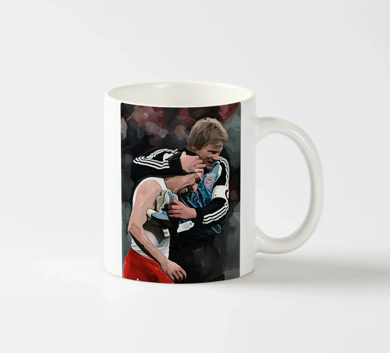 Frank Ribery e Oliver Kahn tazza in ceramica da dark eagle