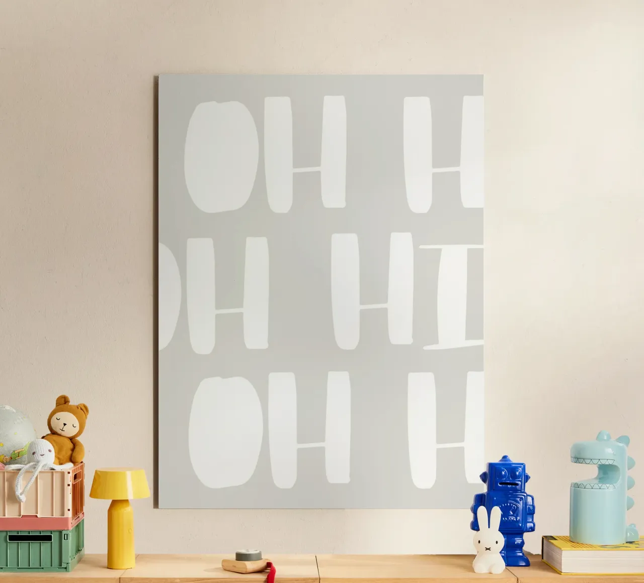 Oh Hi alu dibond de PurePeachStudio