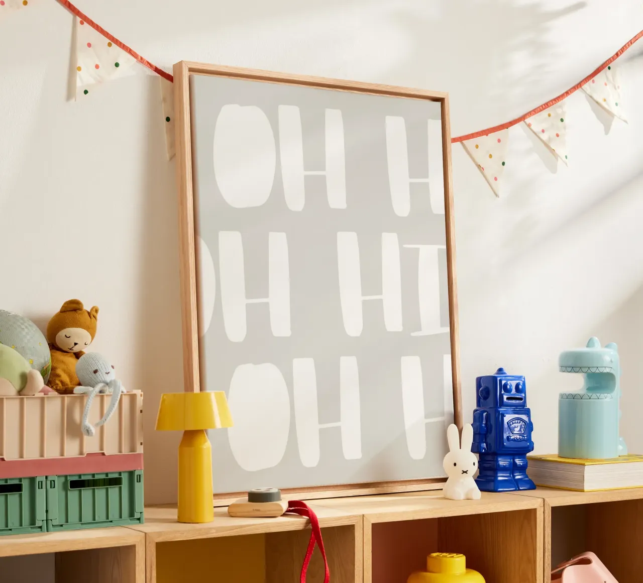 Oh Hoi canvas met Baklijst van PurePeachStudio
