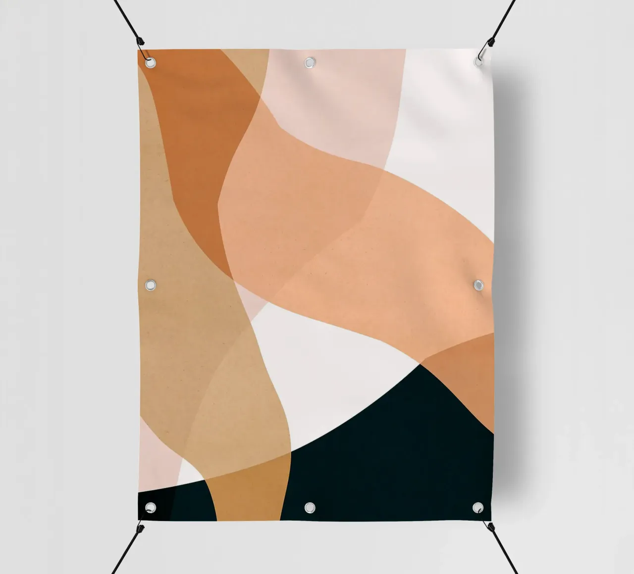 Astratto boho telo in pvc da Robert W Wakefield