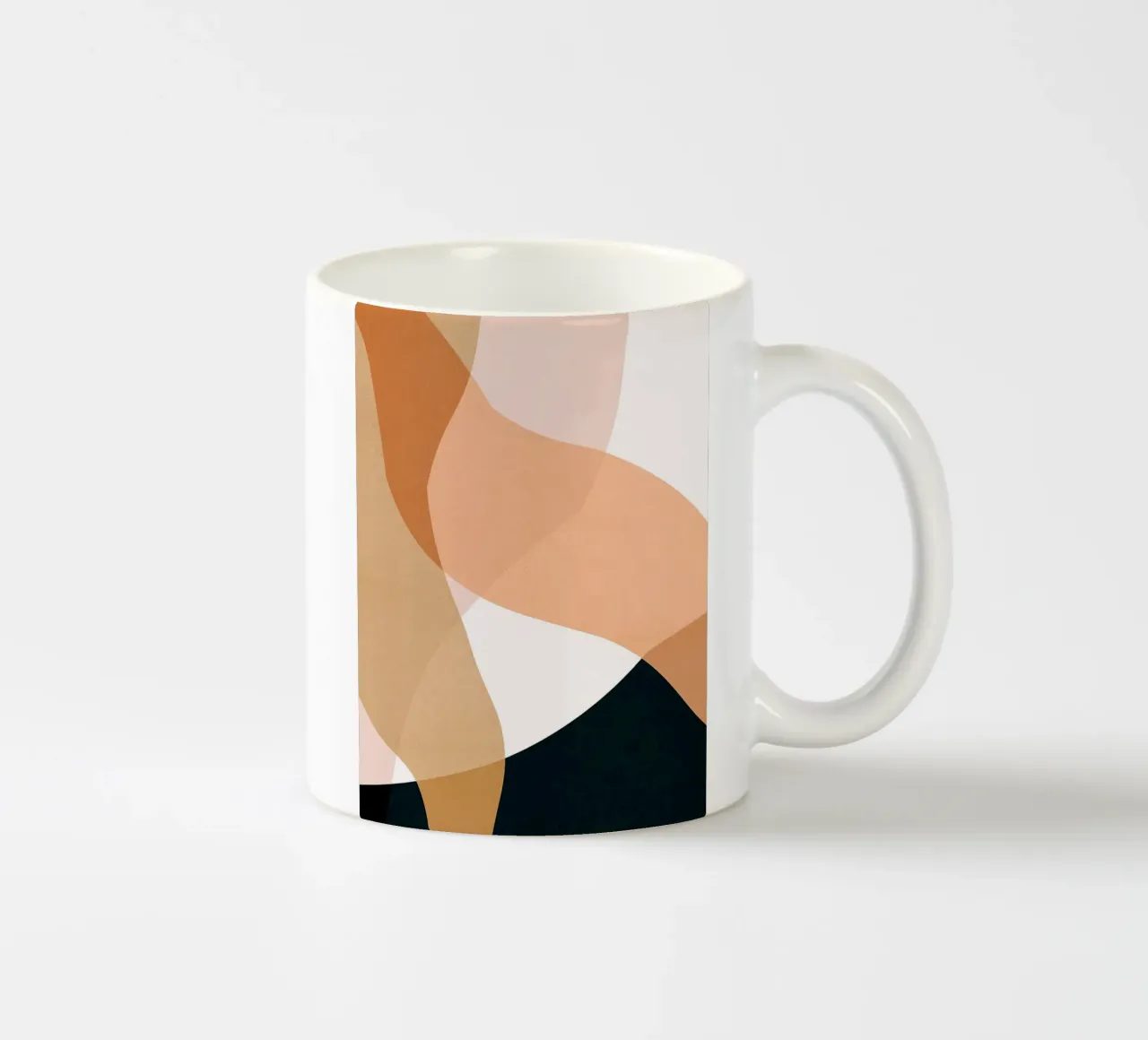 Astratto boho tazza in ceramica da Robert W Wakefield