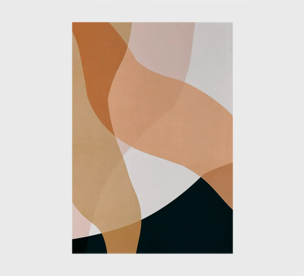 Abstract boho notebook by Robert W Wakefield
