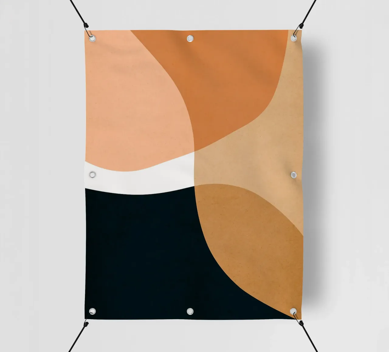Astratto boho telo in pvc da Robert W Wakefield