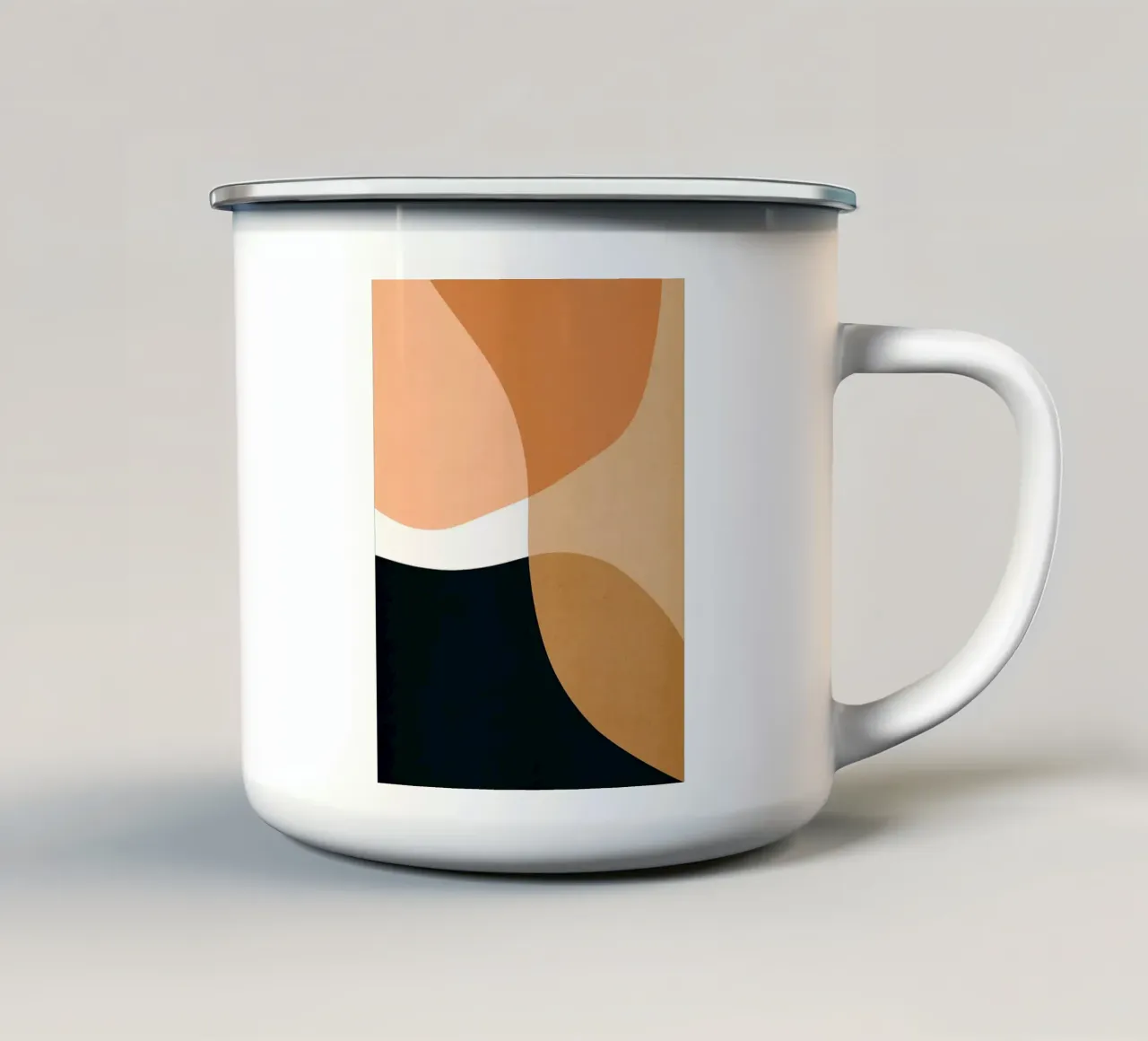 Astratto boho tazza in smalto da Robert W Wakefield