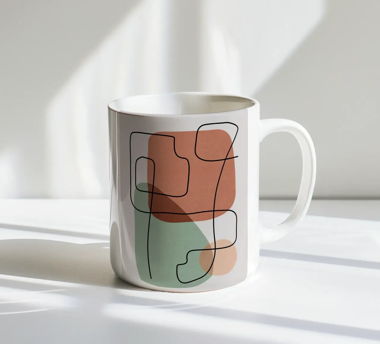 Astratto e armonico tazza in ceramica da Robert W Wakefield