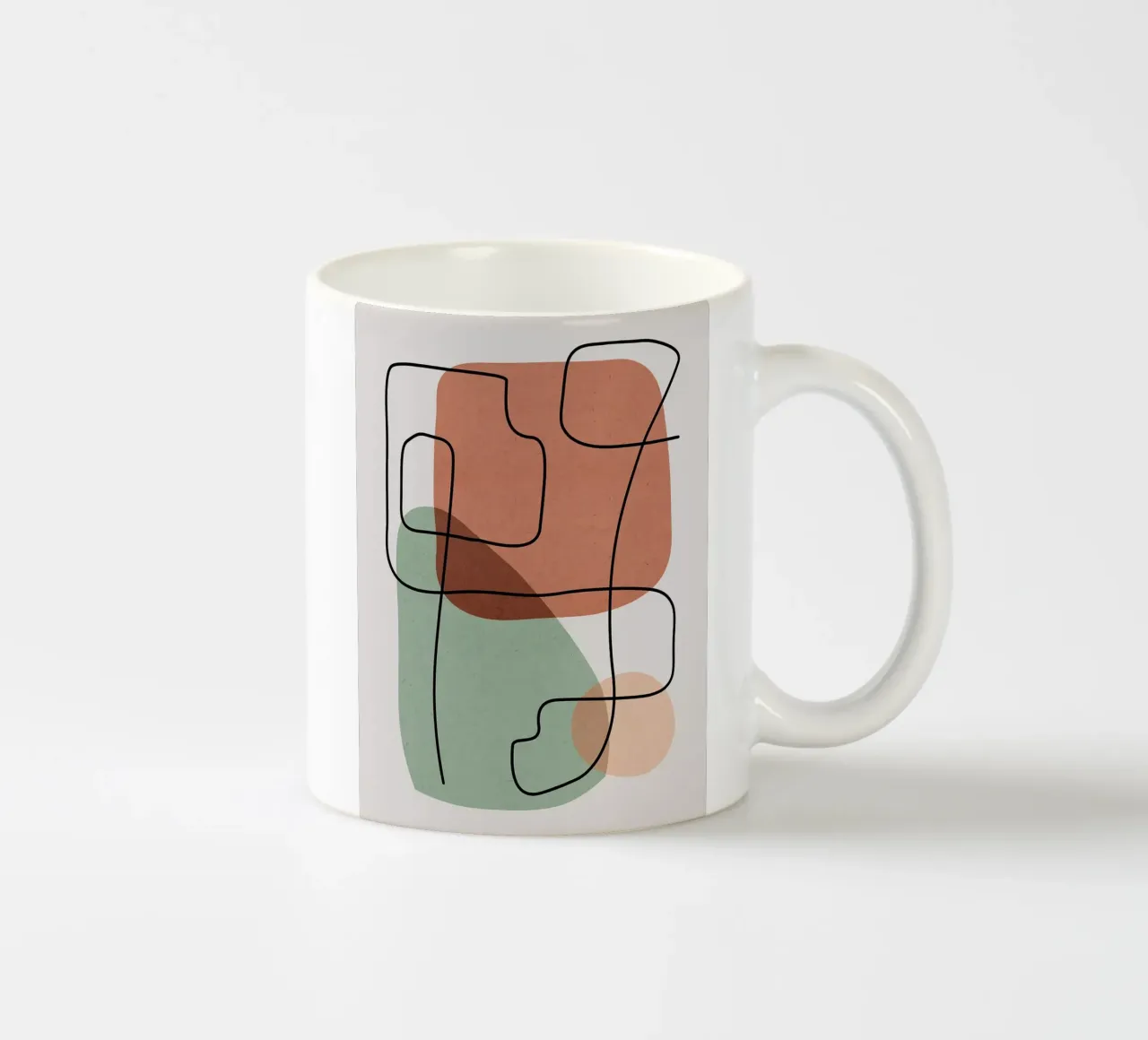 Astratto e armonico tazza in ceramica da Robert W Wakefield