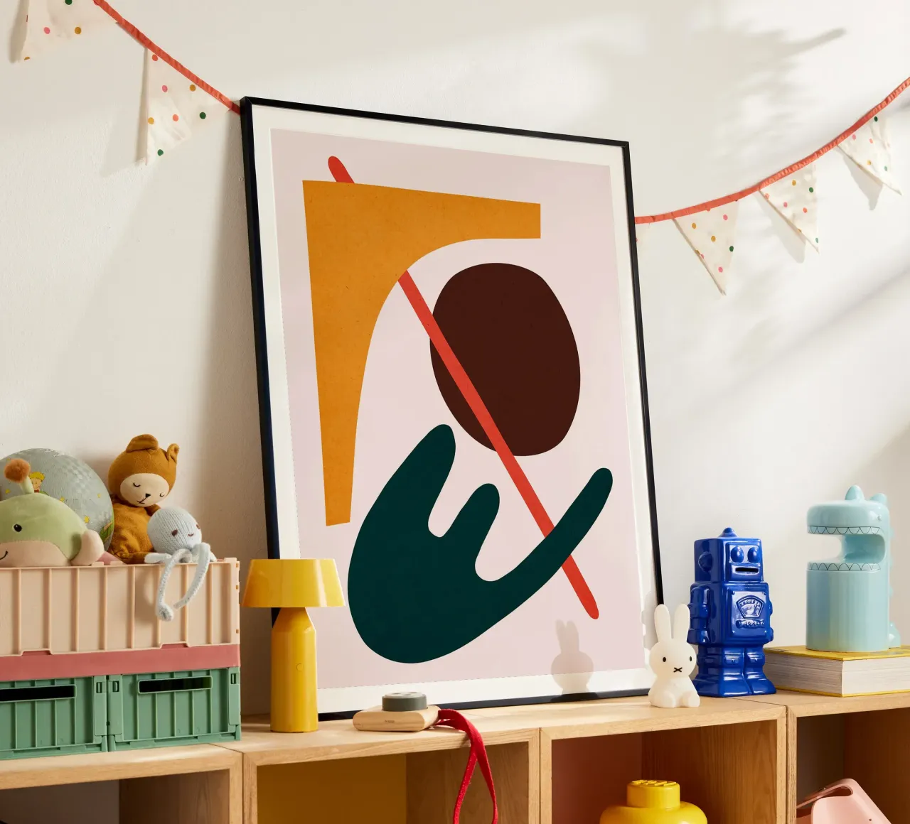 Figure astratte poster da Robert W Wakefield