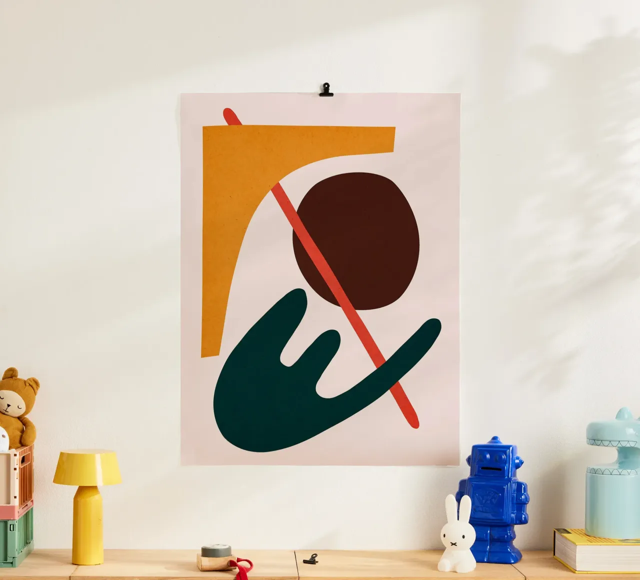 Figure astratte poster da Robert W Wakefield