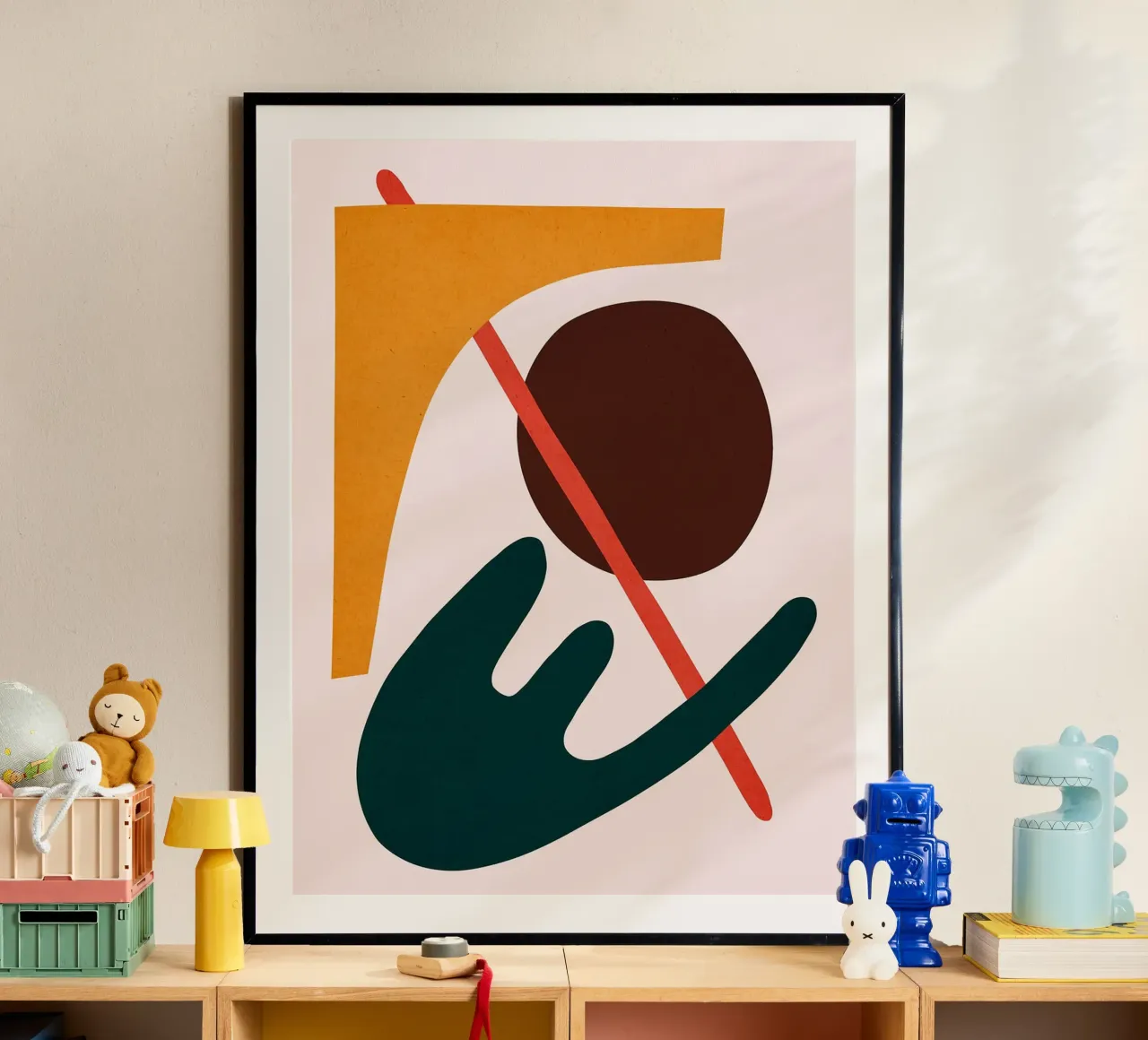 Figure astratte poster da Robert W Wakefield