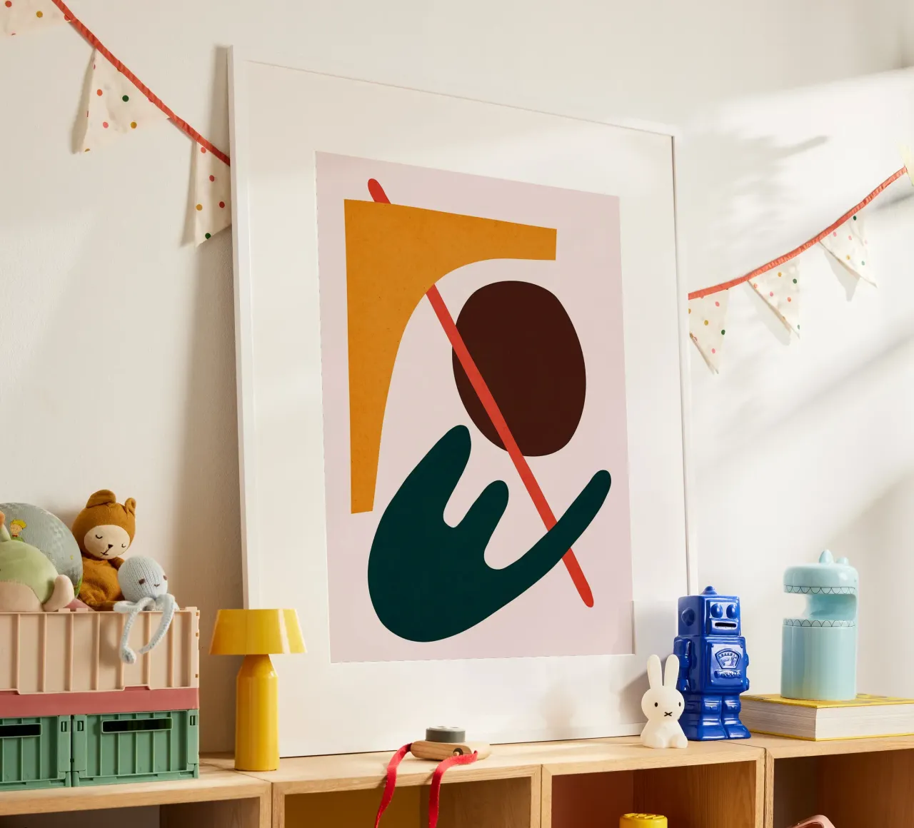 Figure astratte poster da Robert W Wakefield