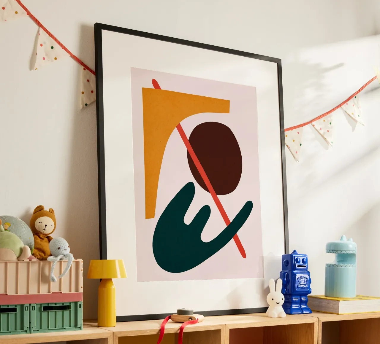 Figure astratte poster da Robert W Wakefield