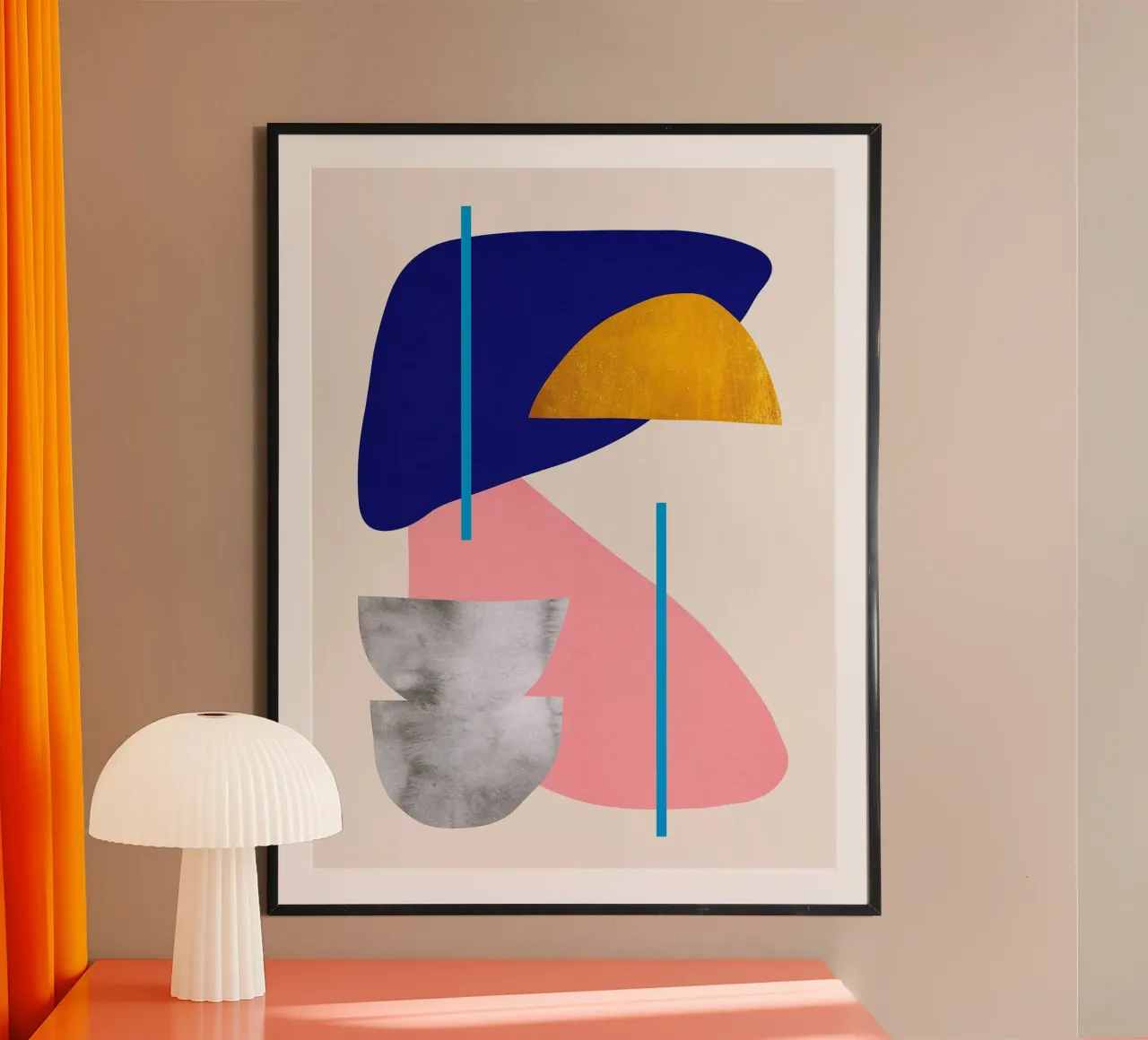 Collage moderno poster da Robert W Wakefield