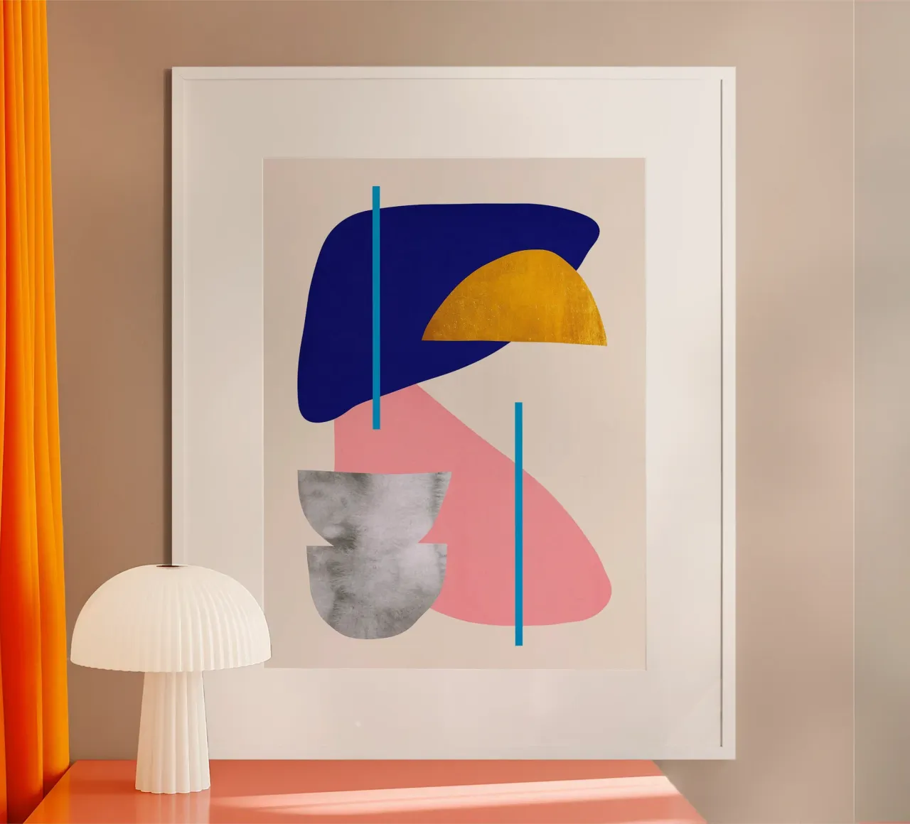 Collage moderno poster da Robert W Wakefield