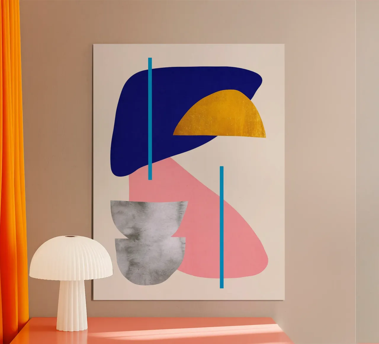 Collage moderno poster da Robert W Wakefield