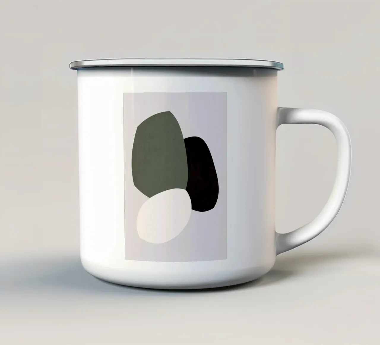 Acquerello minimalista tazza in smalto da Robert W Wakefield
