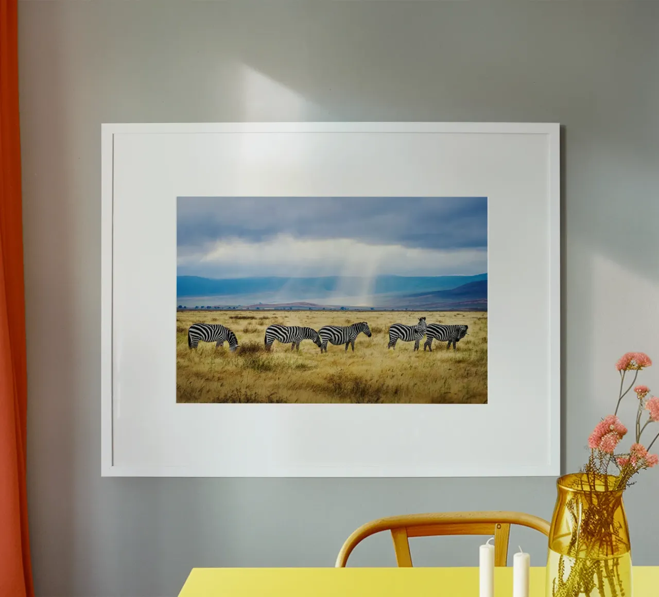Bellezze a strisce della Savana poster da Nature's Palette