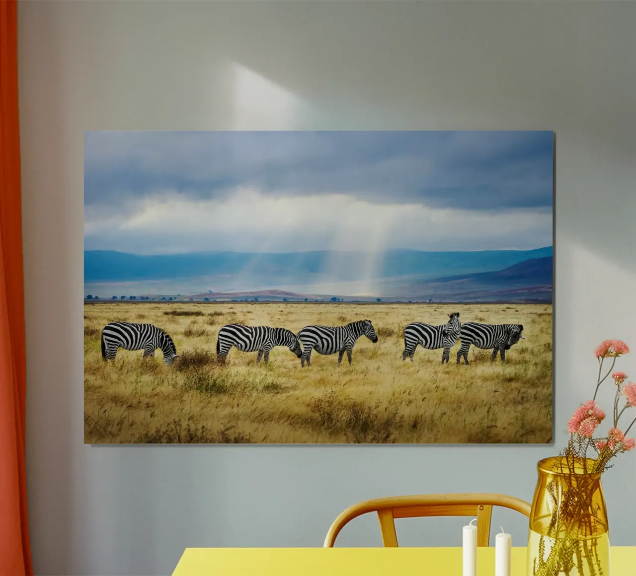 Bellezze a strisce della Savana poster da Nature's Palette