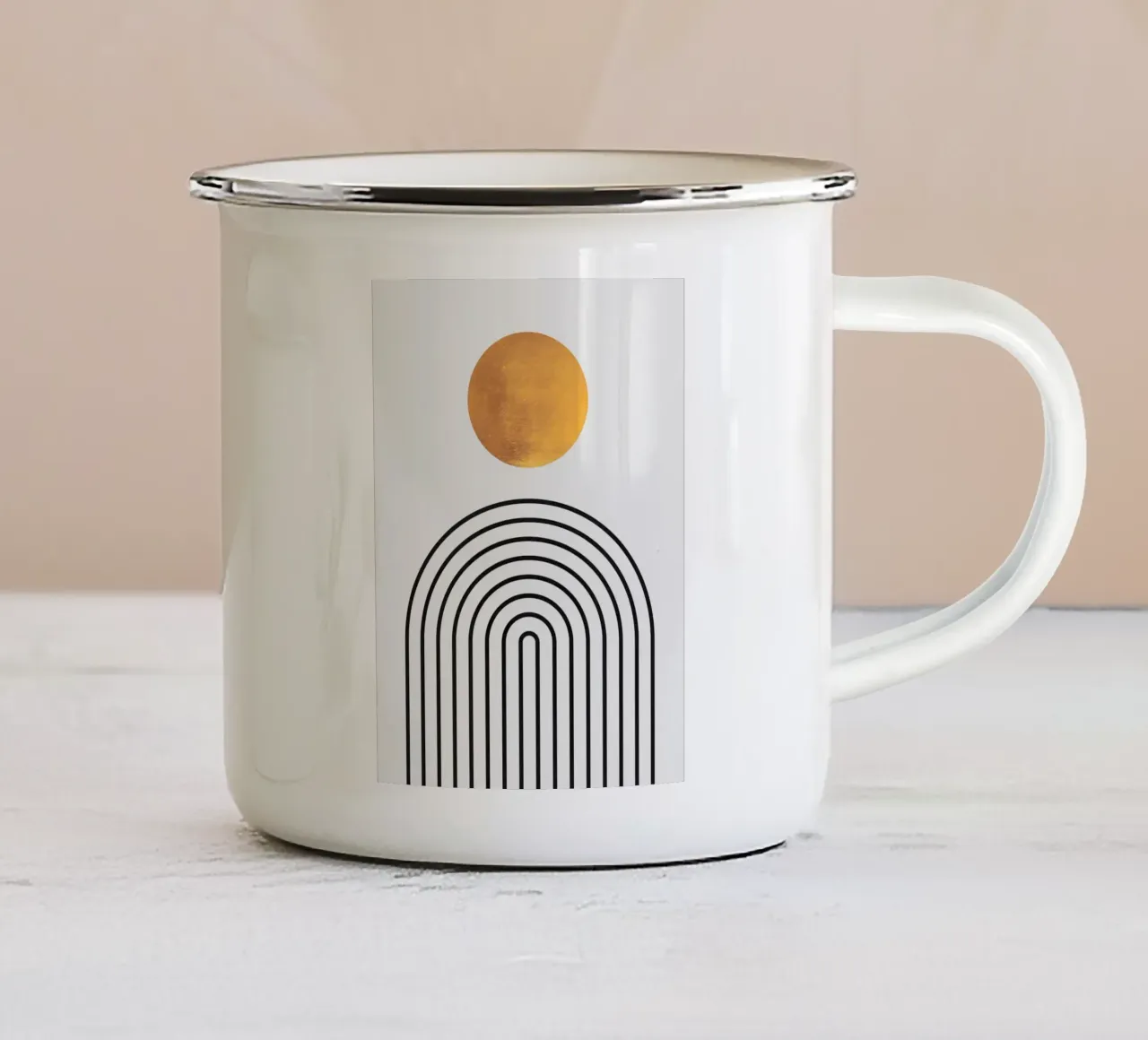 Cerchio d'oro tazza in smalto da ColorShop