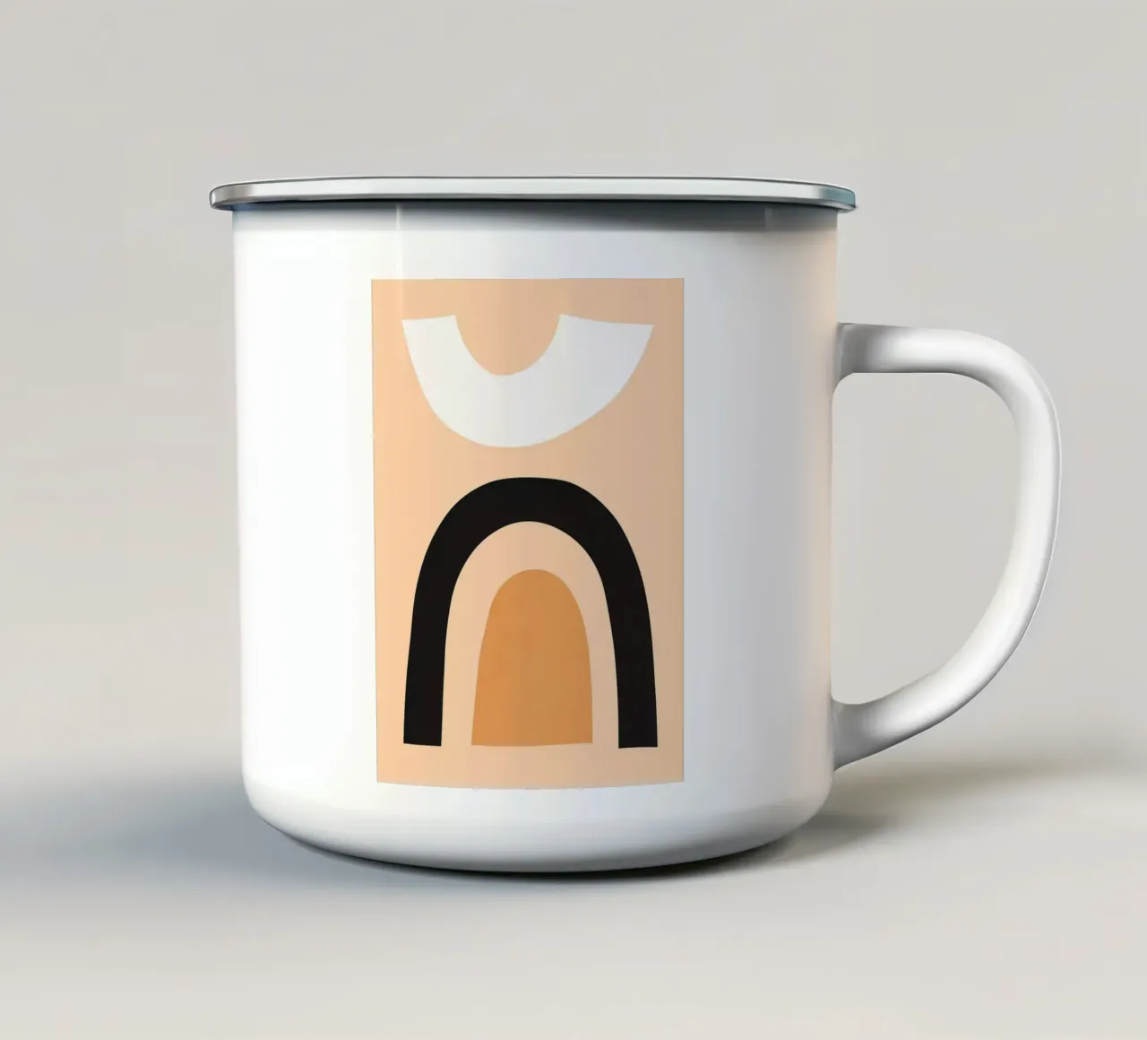 Acquerello minimalista tazza in smalto da ColorShop