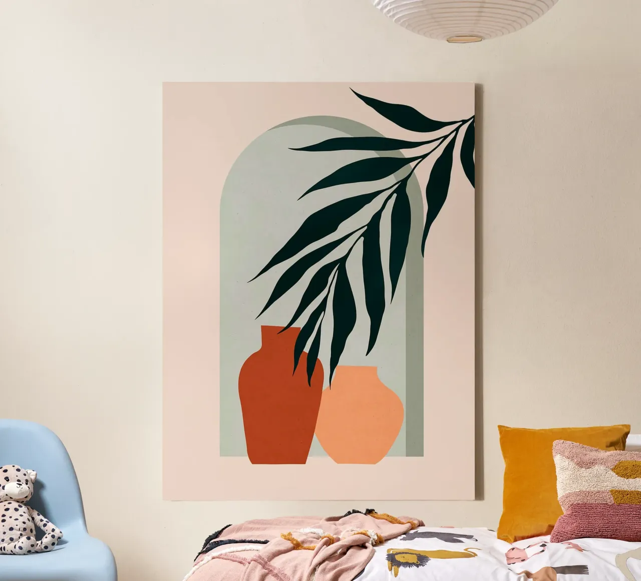 Composizione floreale tela con Cornice a cassetta da ColorShop
