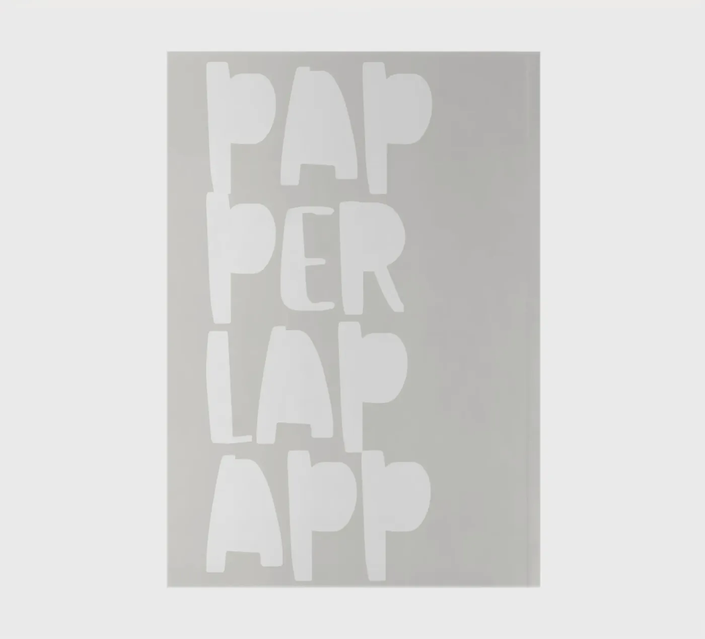 Paperlapapp notebook by PurePeachStudio