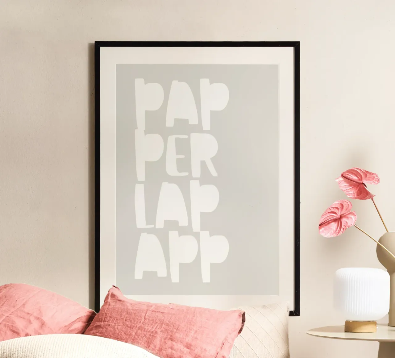 Paperlapapp poster con telaio in alluminio da PurePeachStudio