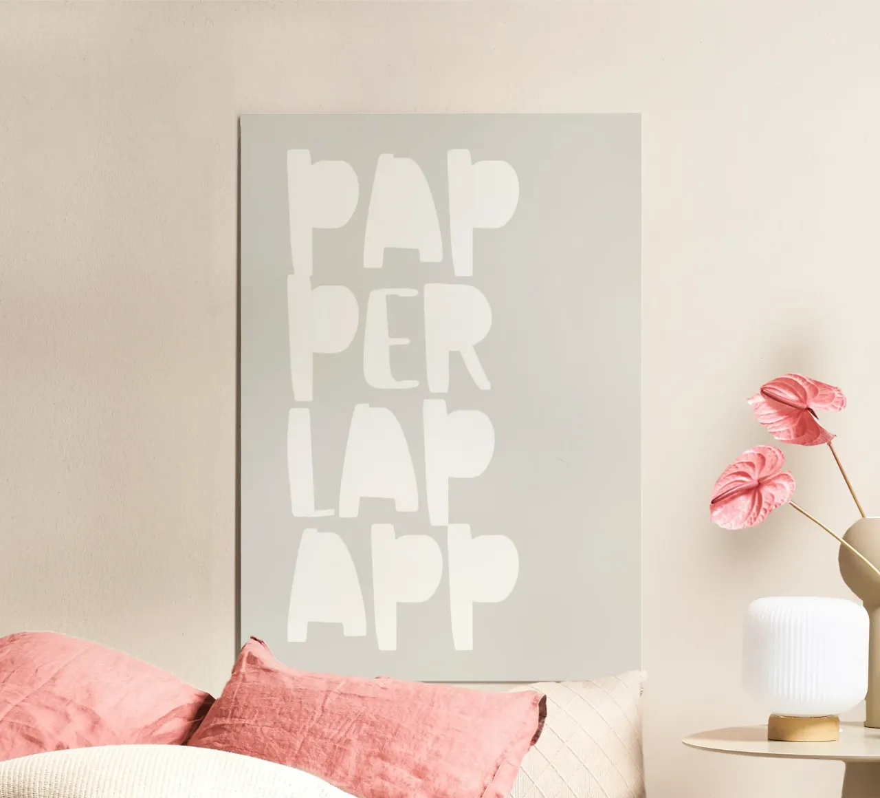 Paperlapapp poster con telaio in alluminio da PurePeachStudio