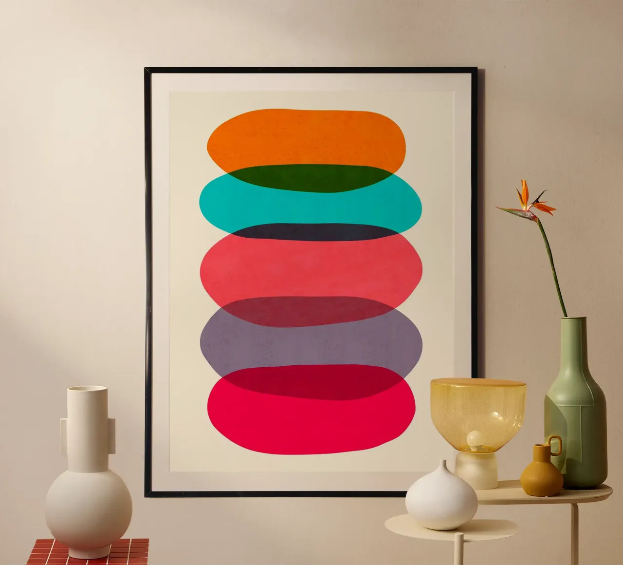 Armonia astratta poster da Rick Thompson