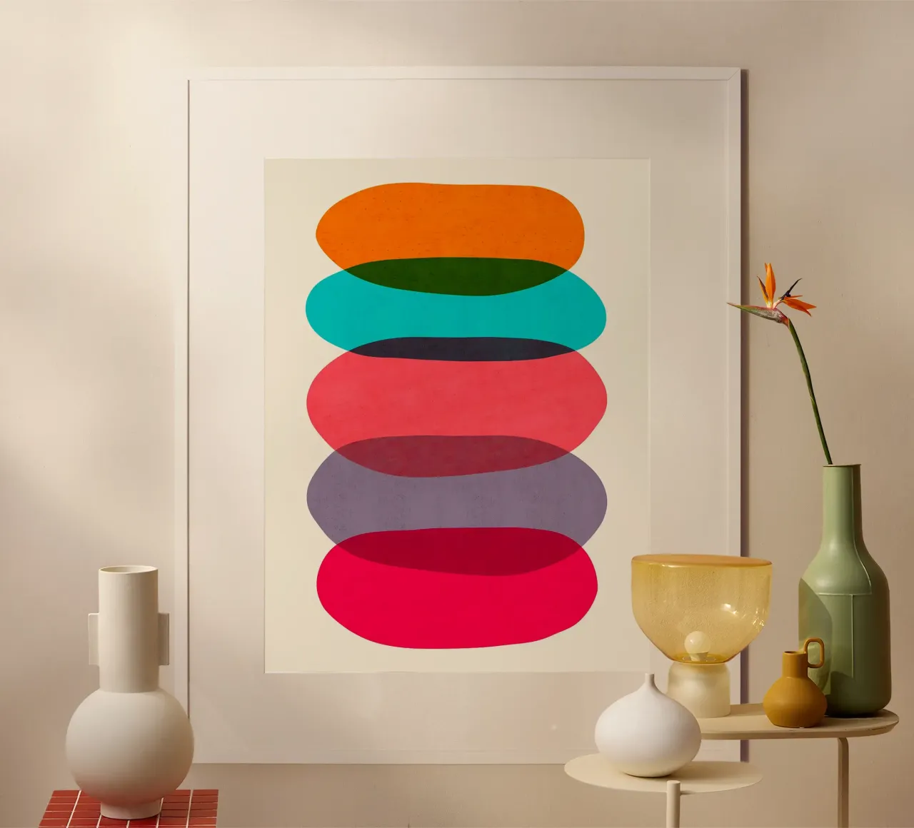Armonia astratta poster da Rick Thompson