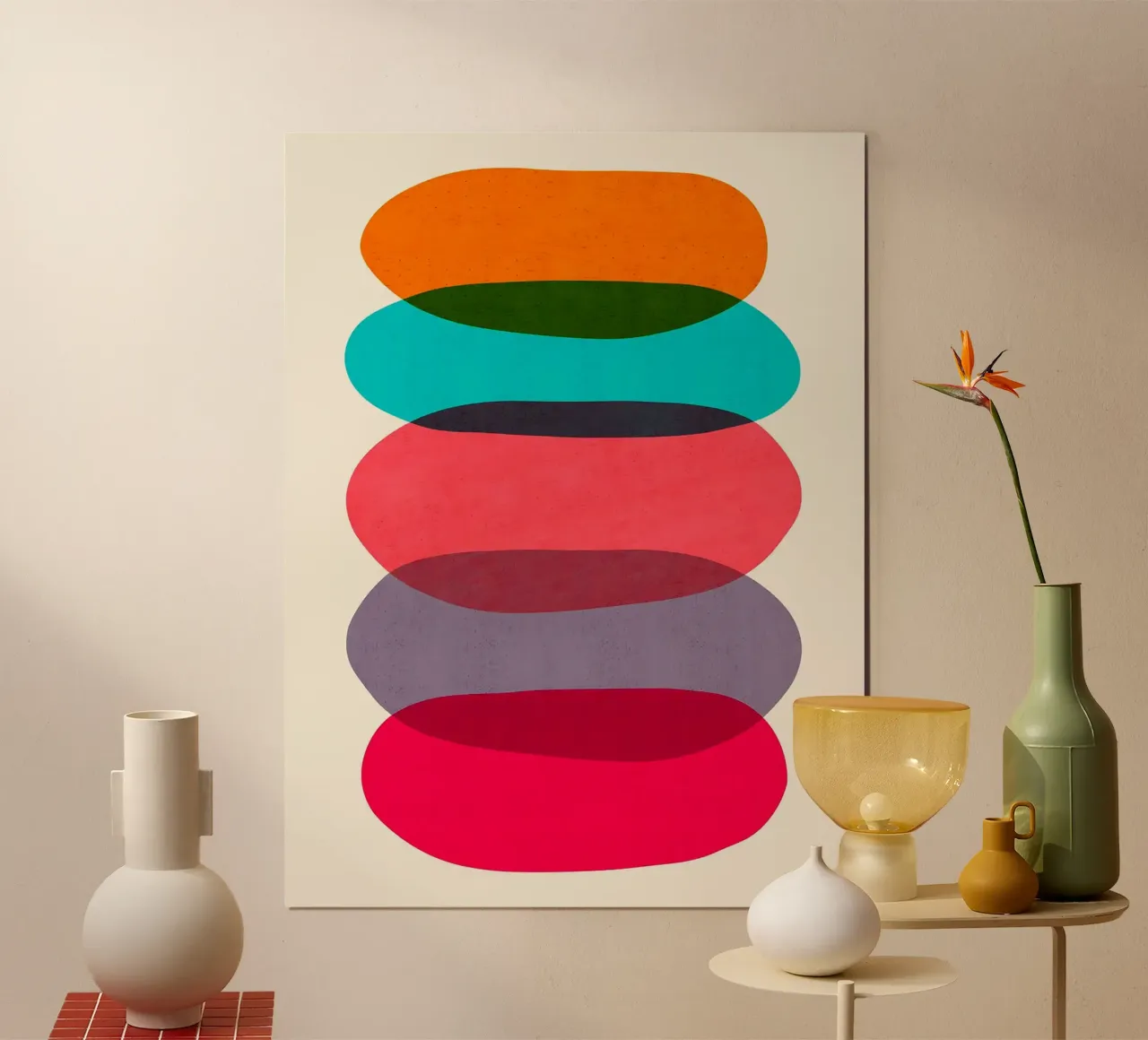 Armonia astratta poster da Rick Thompson