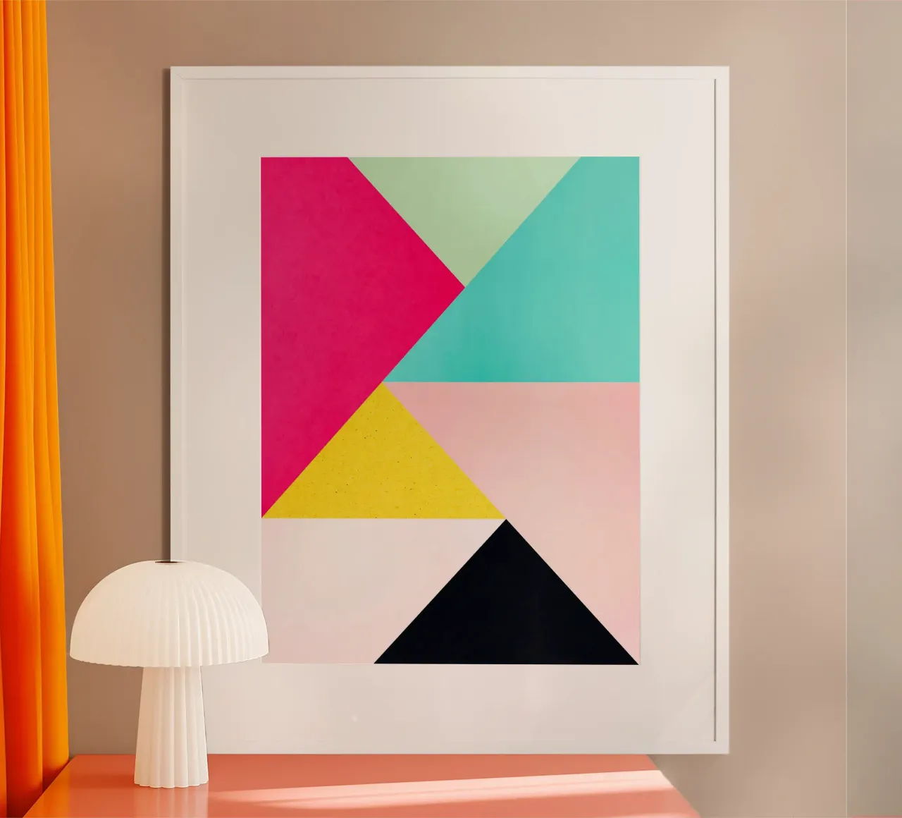 Colorato e astratto poster da Rick Thompson