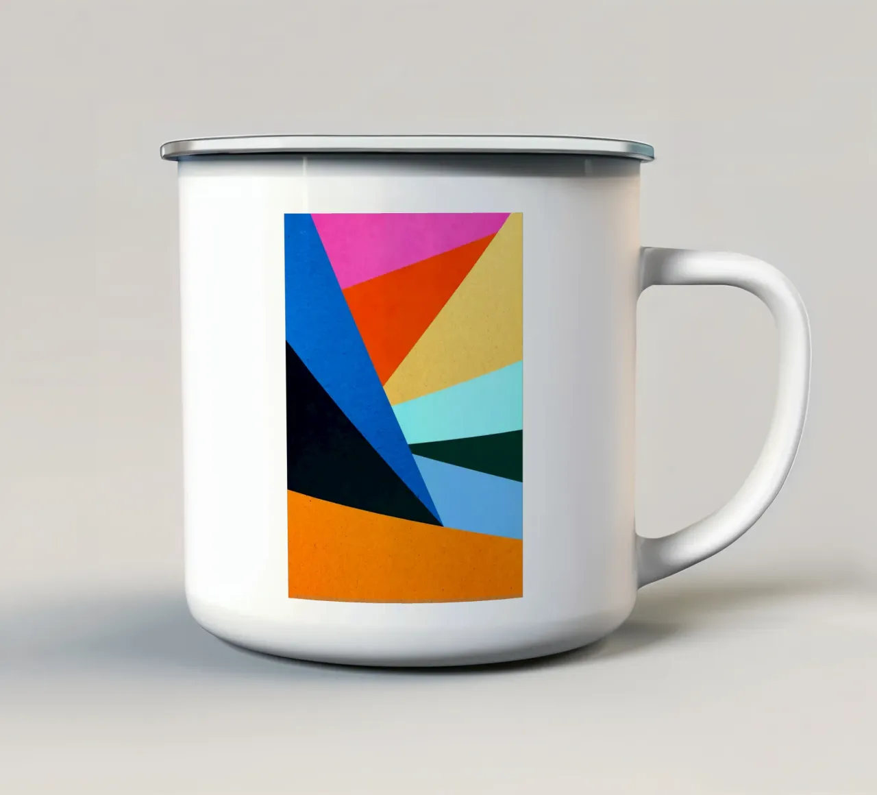 Geometria moderna tazza in smalto da Rick Thompson