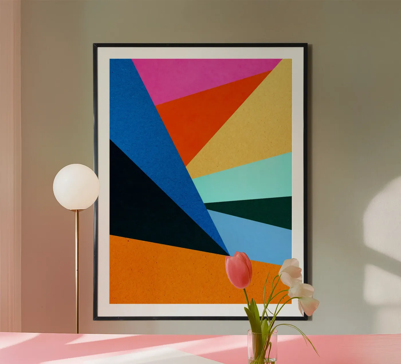 Modern geometry poster van Rick Thompson