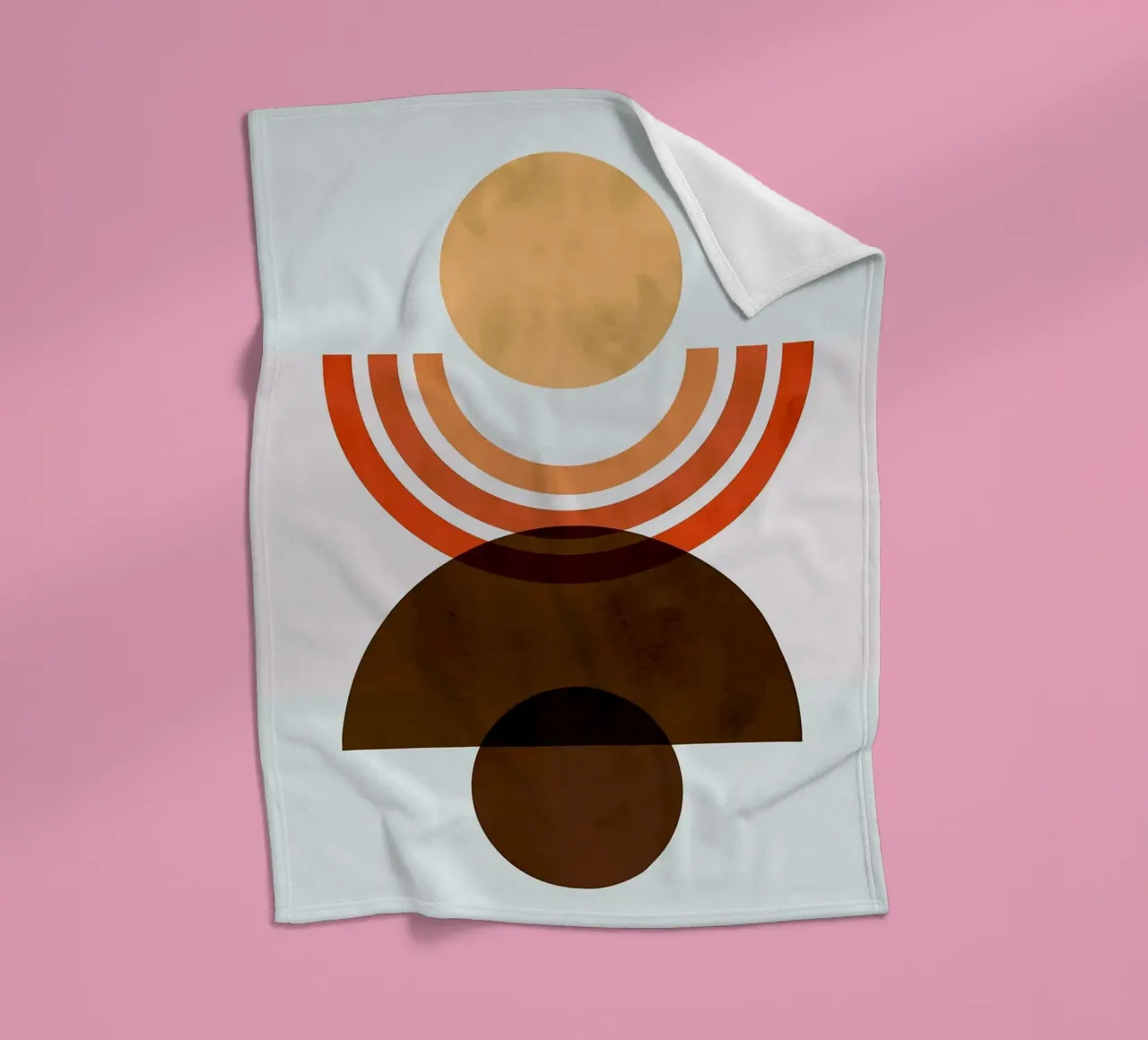 Linee minimaliste coperta in pile da Rick Thompson