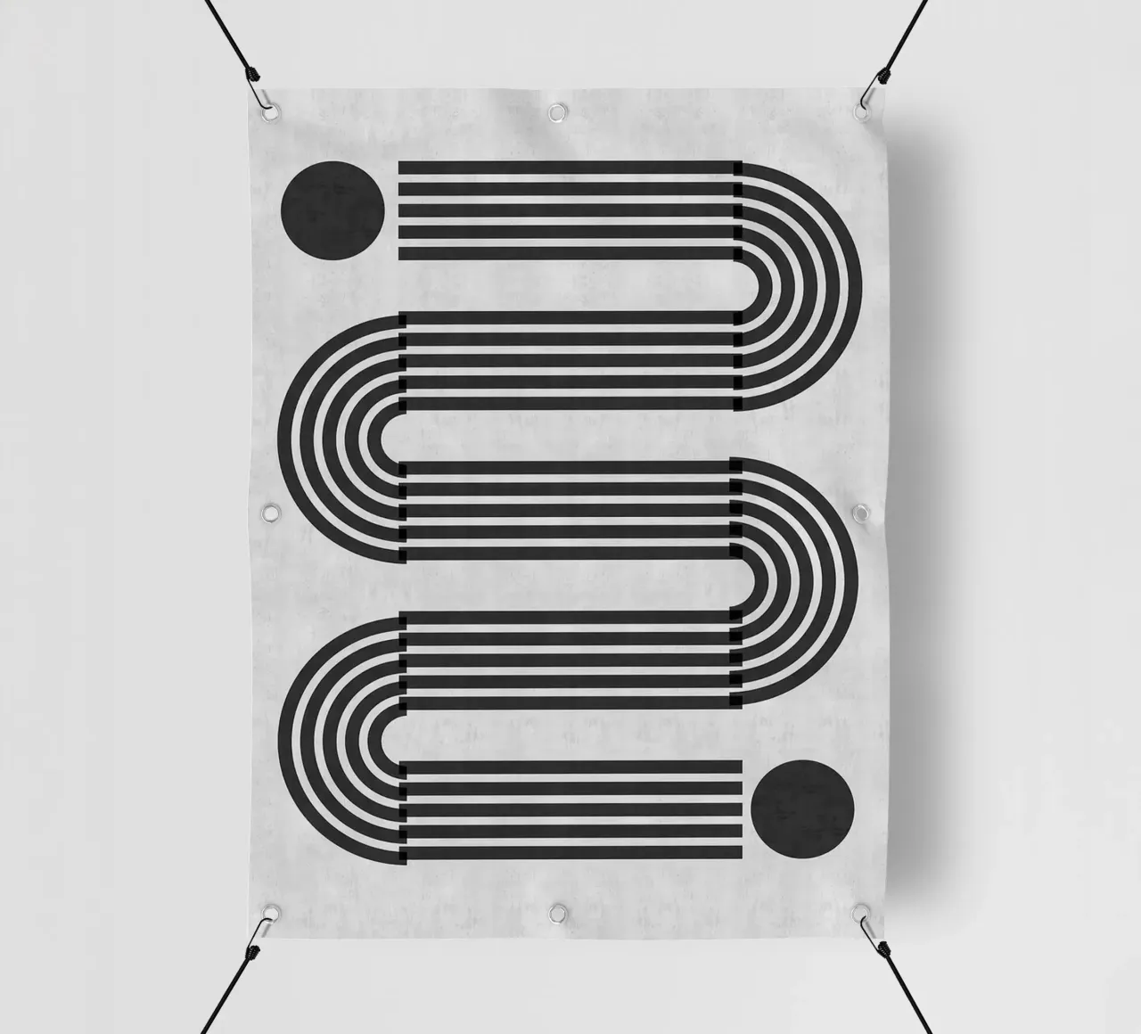 Linee minimaliste telo in pvc da Rick Thompson