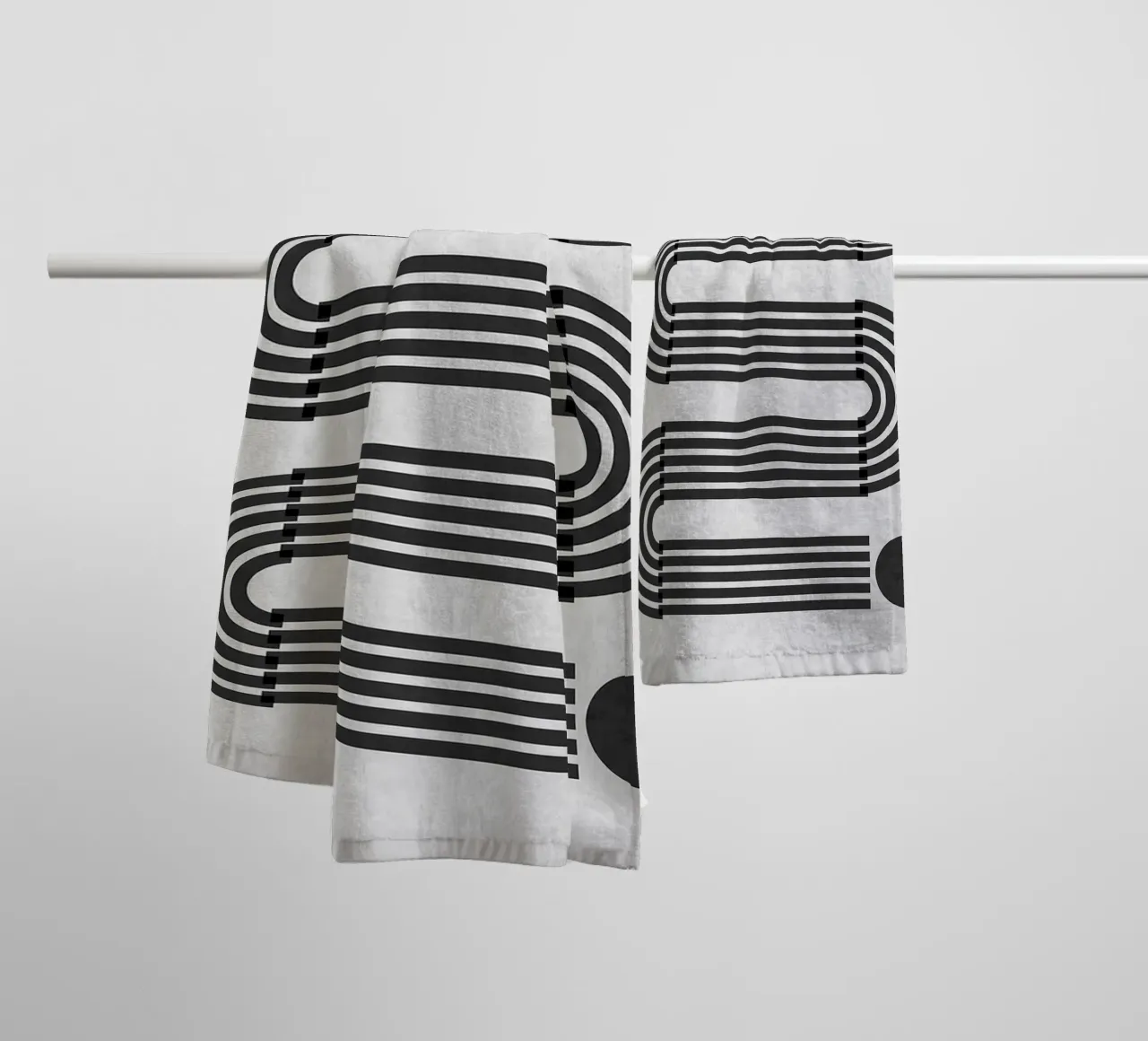 Linee minimaliste asciugamano da bagno da Rick Thompson