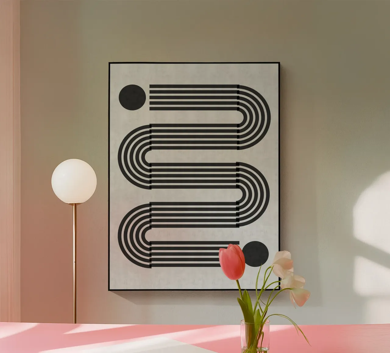 Linee minimaliste plexiglass da Rick Thompson