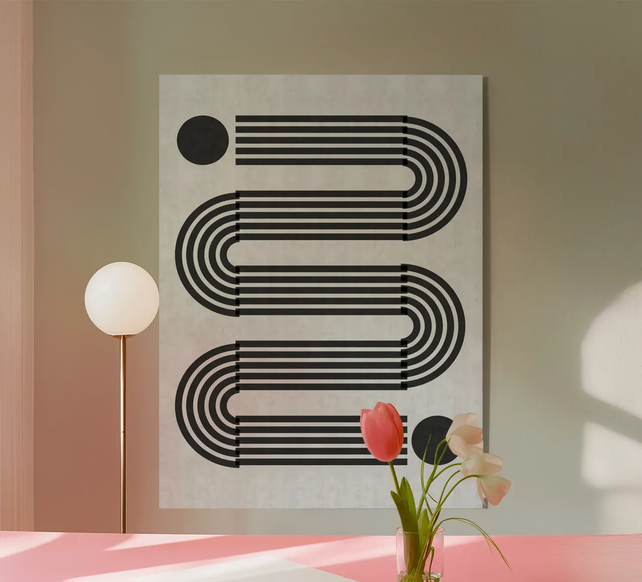 Linee minimaliste plexiglass da Rick Thompson