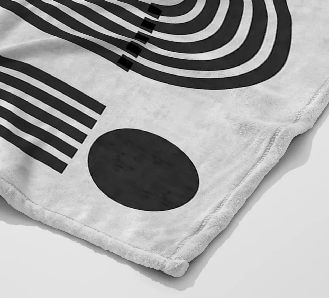 Linee minimaliste coperta in pile da Rick Thompson