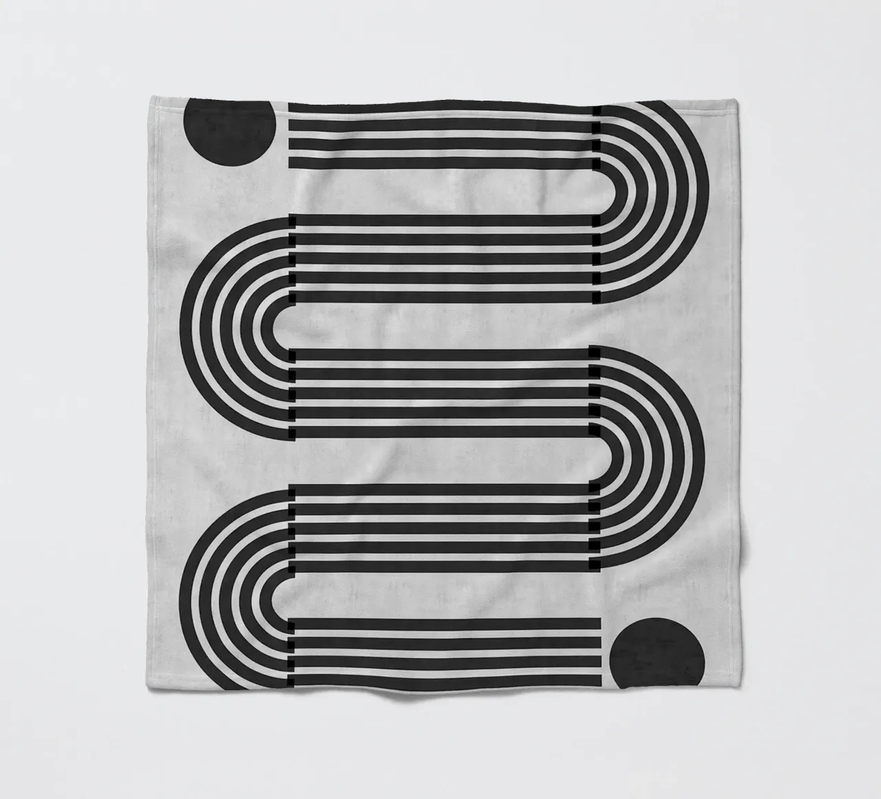 Linee minimaliste coperta in pile da Rick Thompson