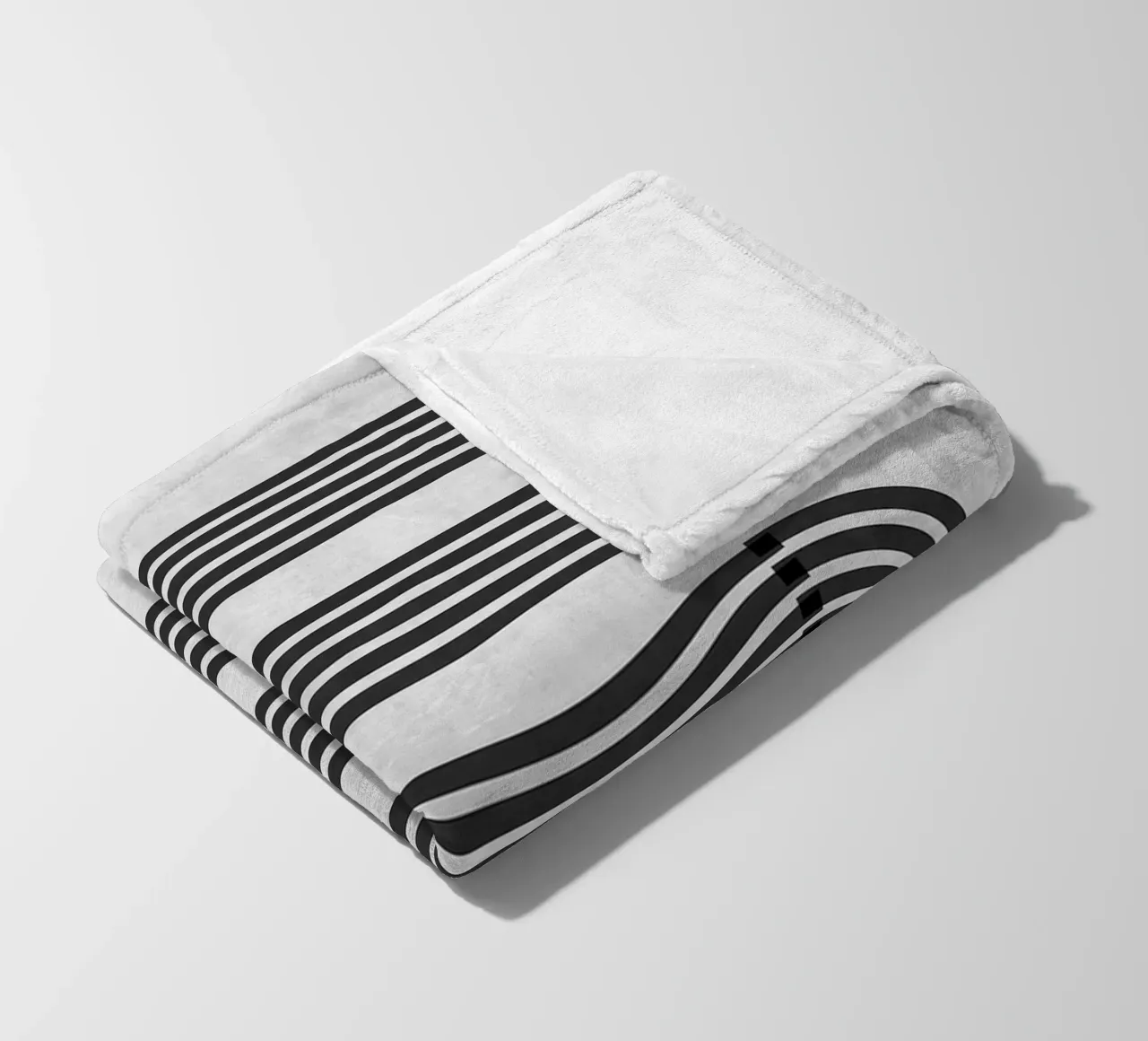 Linee minimaliste coperta in pile da Rick Thompson