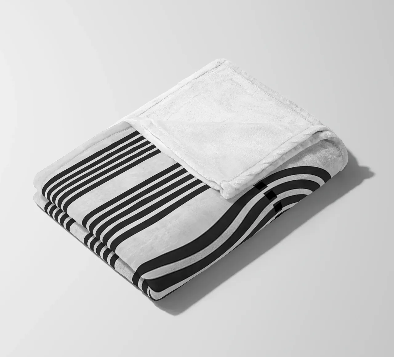 Linee minimaliste coperta in pile da Rick Thompson